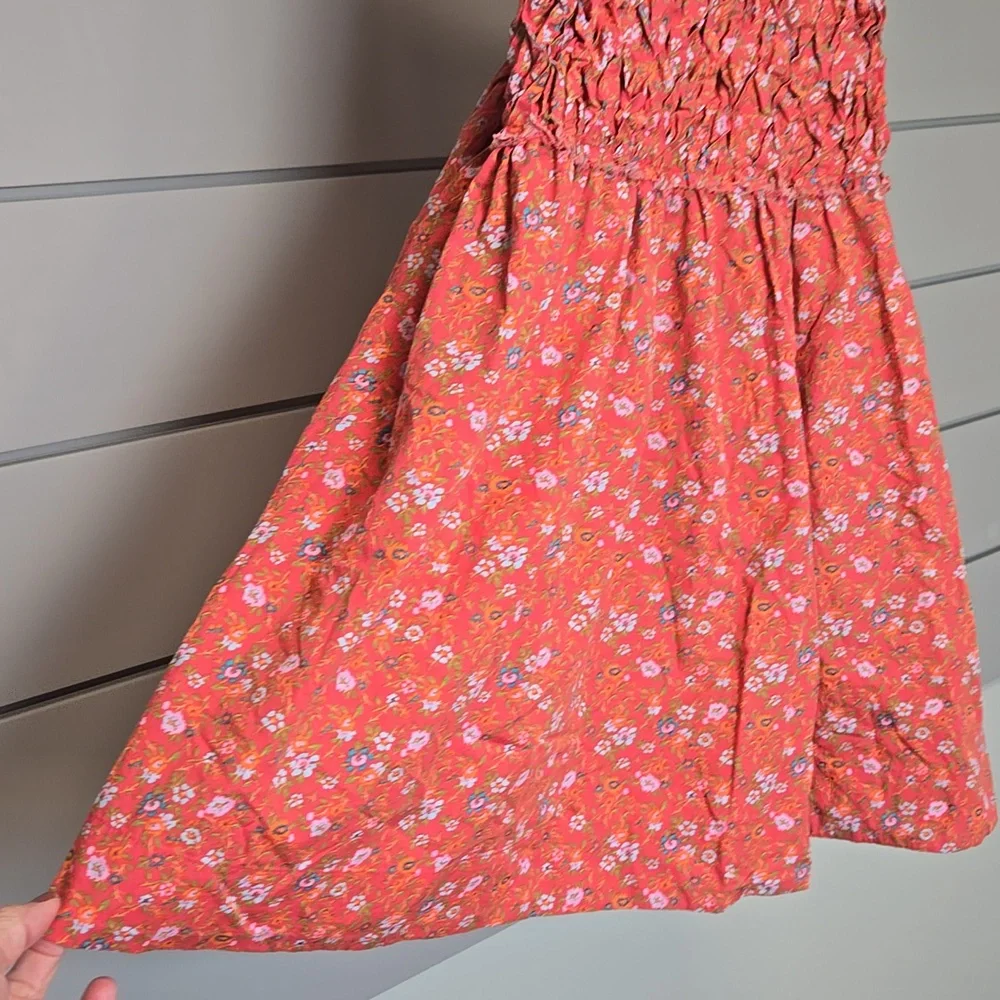 Free People Petunia Cotton Mini Dress In Poppy Combo